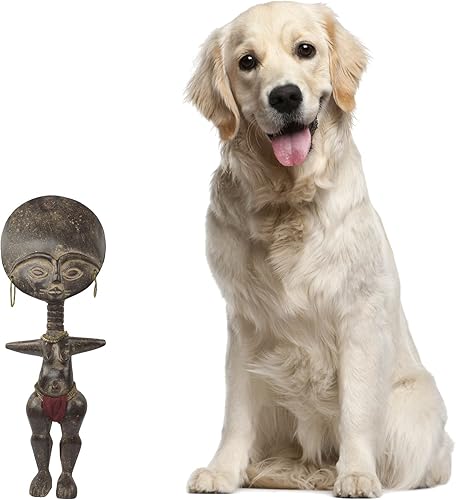 Miniatura 3 de NOVICA Escultura africana hecha a mano de madera de sese, muñeca de fertilidad de Fante Iii'