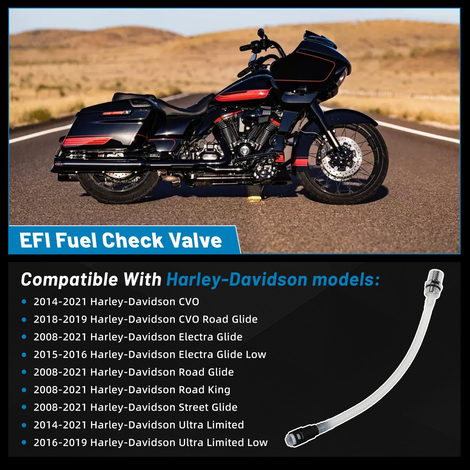 Amazon.com: Aumzong 62228-08C EFI Fuel Check Valve Compatible with