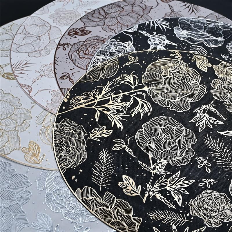 Set de table rond imperméable et résistant à la chaleur pour votre salle à manger - 5