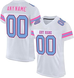 Custom Football Jersey Personalized Team Name Number Practice Jerseys Customized Football Shirt for Men Women Youth Kids