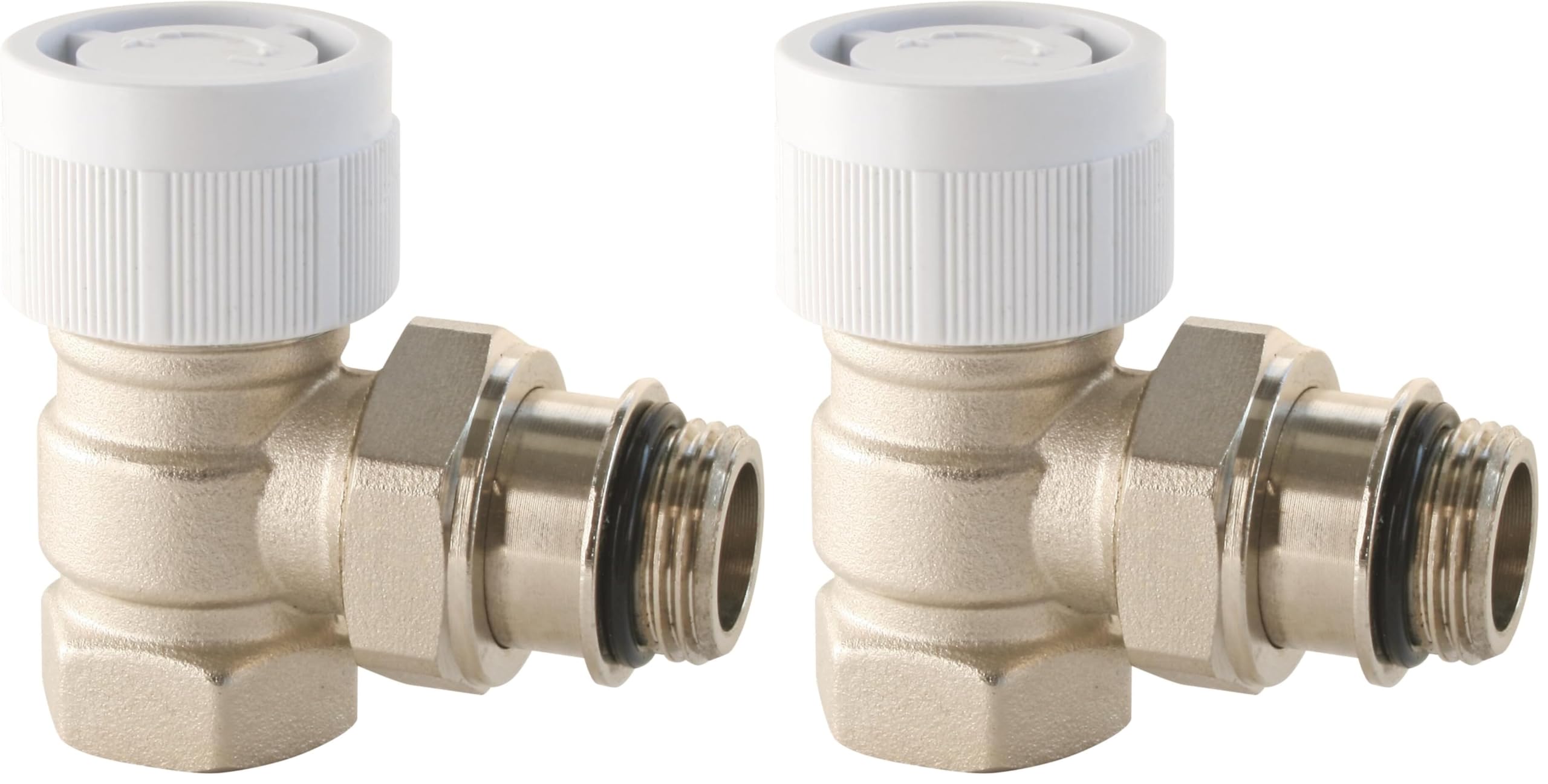 Corps thermostatique équerre 1/2 SOMATHERM FOR YOU en lot de 2 vannes gris 15x21