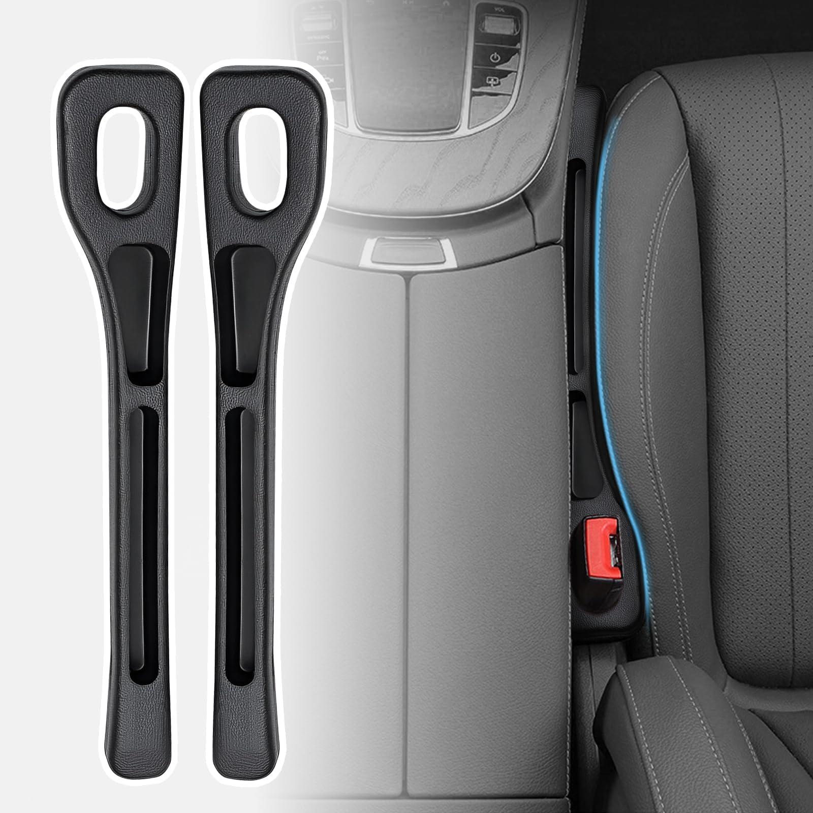 YIXUEERWSY 2Pcs Car Side Seat Gap Filler Organizer for VW Passat Variant B7 (3C) | Bj. 2010-2014, Vehicle Mounted Gap Leak Proof Filling Strip Seat Gap Filler Organizer