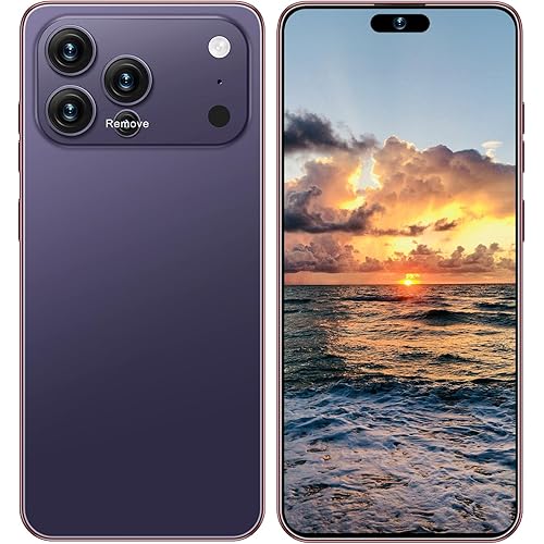 17PROMA X: Snapdragon 8 Gen 3, 16GB RAM + 512GB Storage, Massive 7000mAh Battery, 6.99-inch Display, 68MP + 108MP Camera, Android 15, 5G, Dual SIM - Superior Performance！ (Dark Purple)