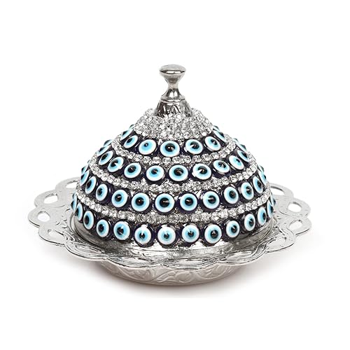 Alisveristime Coated Handmade Brass Sugar Chocolate Candy Bowl Serving Dish