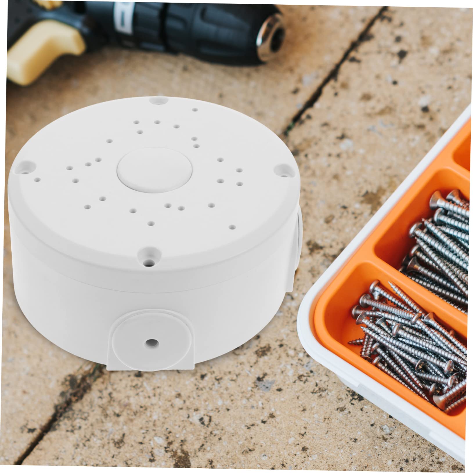 jojofuny 10pièces Boîte De Jonction Étanche Pour Caméra De Sécurité Extérieure De Câbles Électrique Pour Installation Ou Plafond Design Et Adaptable Pour Électriques à Extérieur