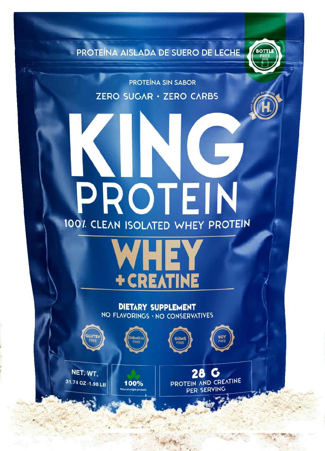 Clean Unflavored Whey Isolate with Creatine