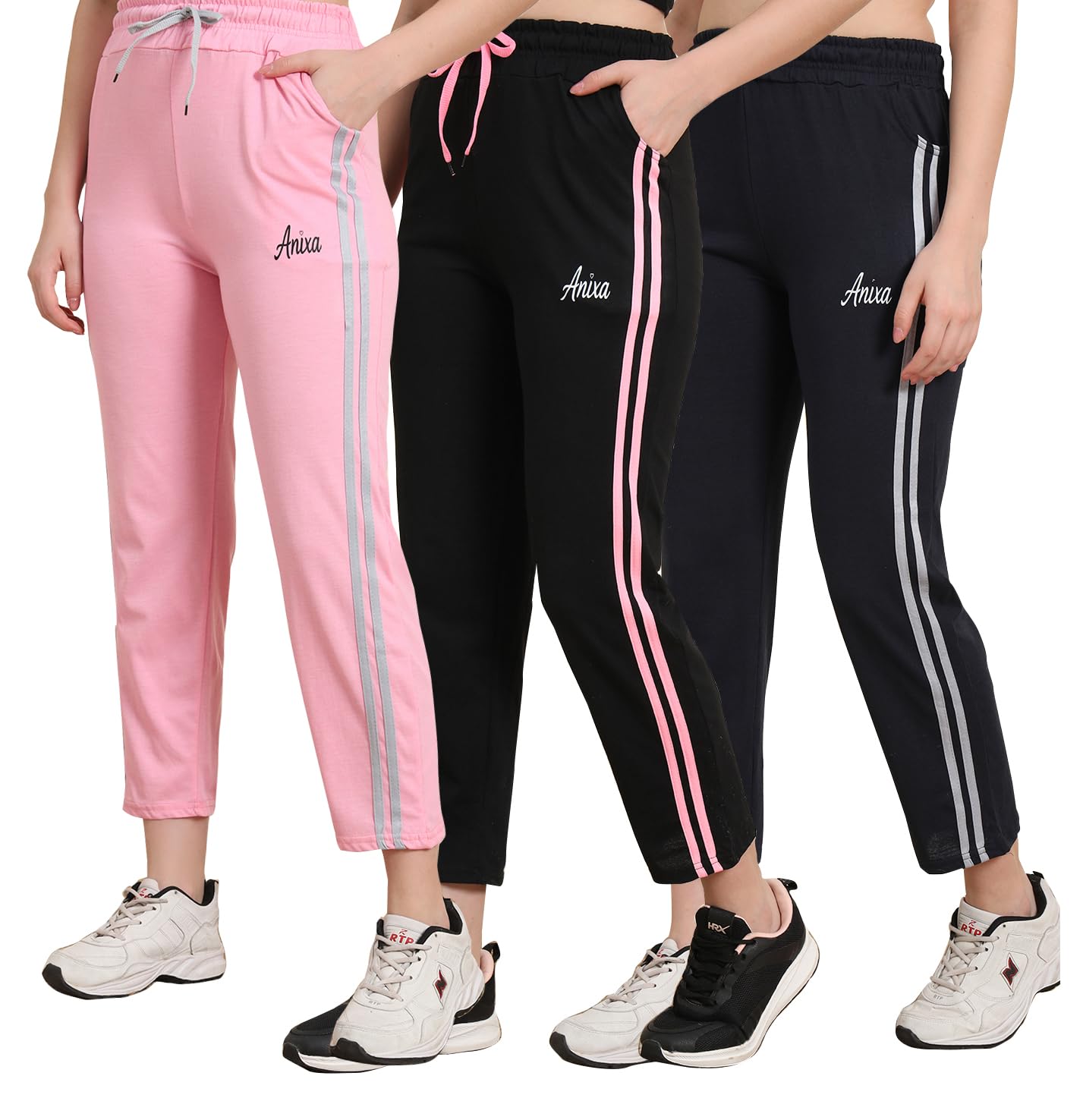 Women's Cotton Casual Pyjama/Track Pant, Women Lower, Lounge Pants, Night Wear - Pack of 3-picture-43