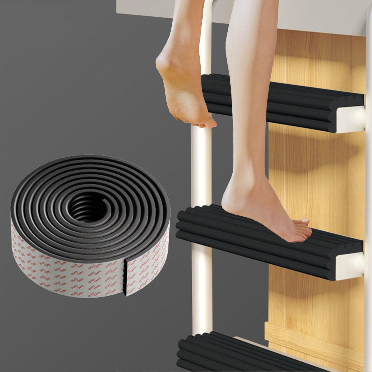 Bunk Bed Ladder Pads Vakerga ,Self-Adhesive Bunk Bed Ladder Cover Foam ...