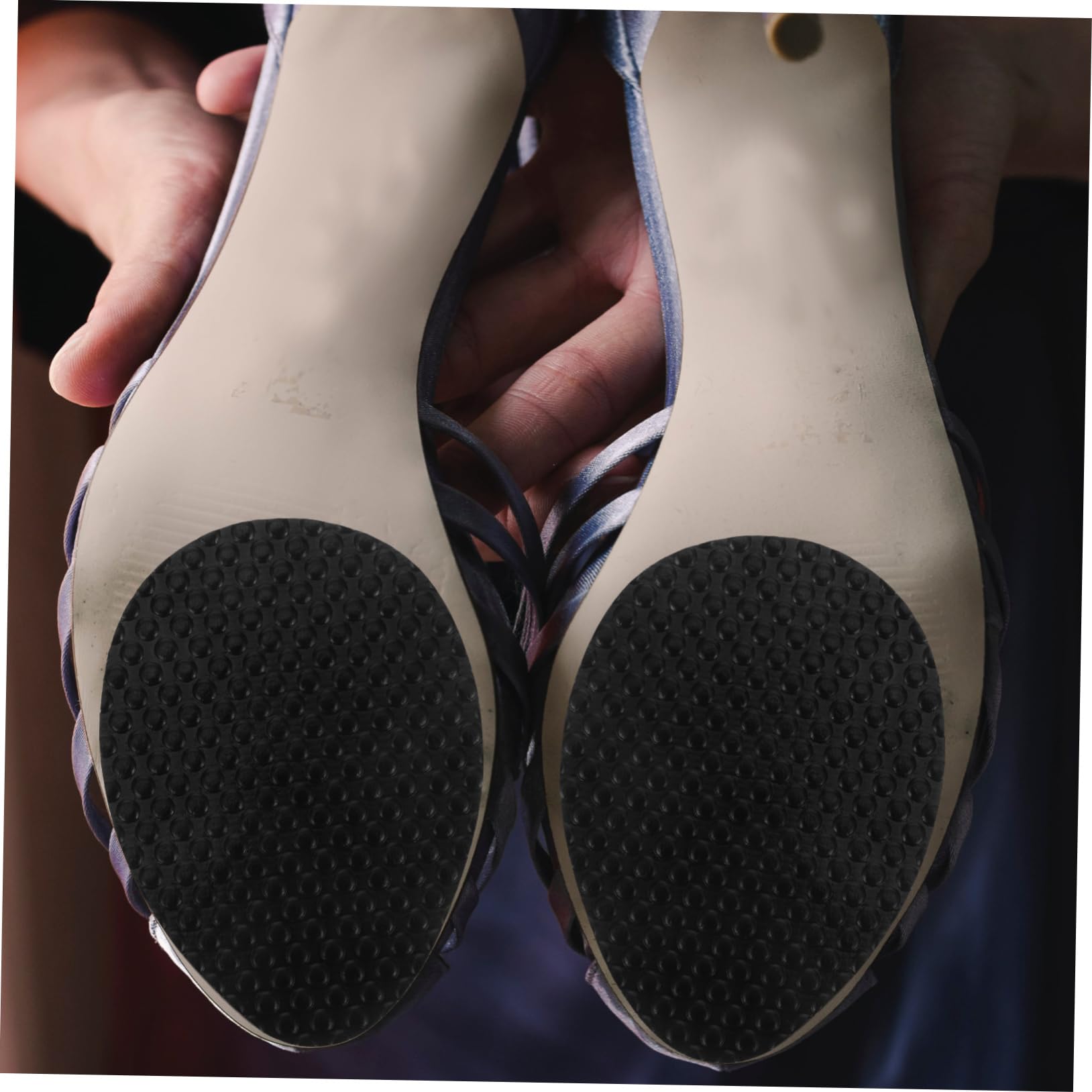 PACKOVE 50paia Cuscinetti Antiscivolo Per Scarpe Per Suole Adesivi Resistenti All e Facili Applicare Per e Comfort