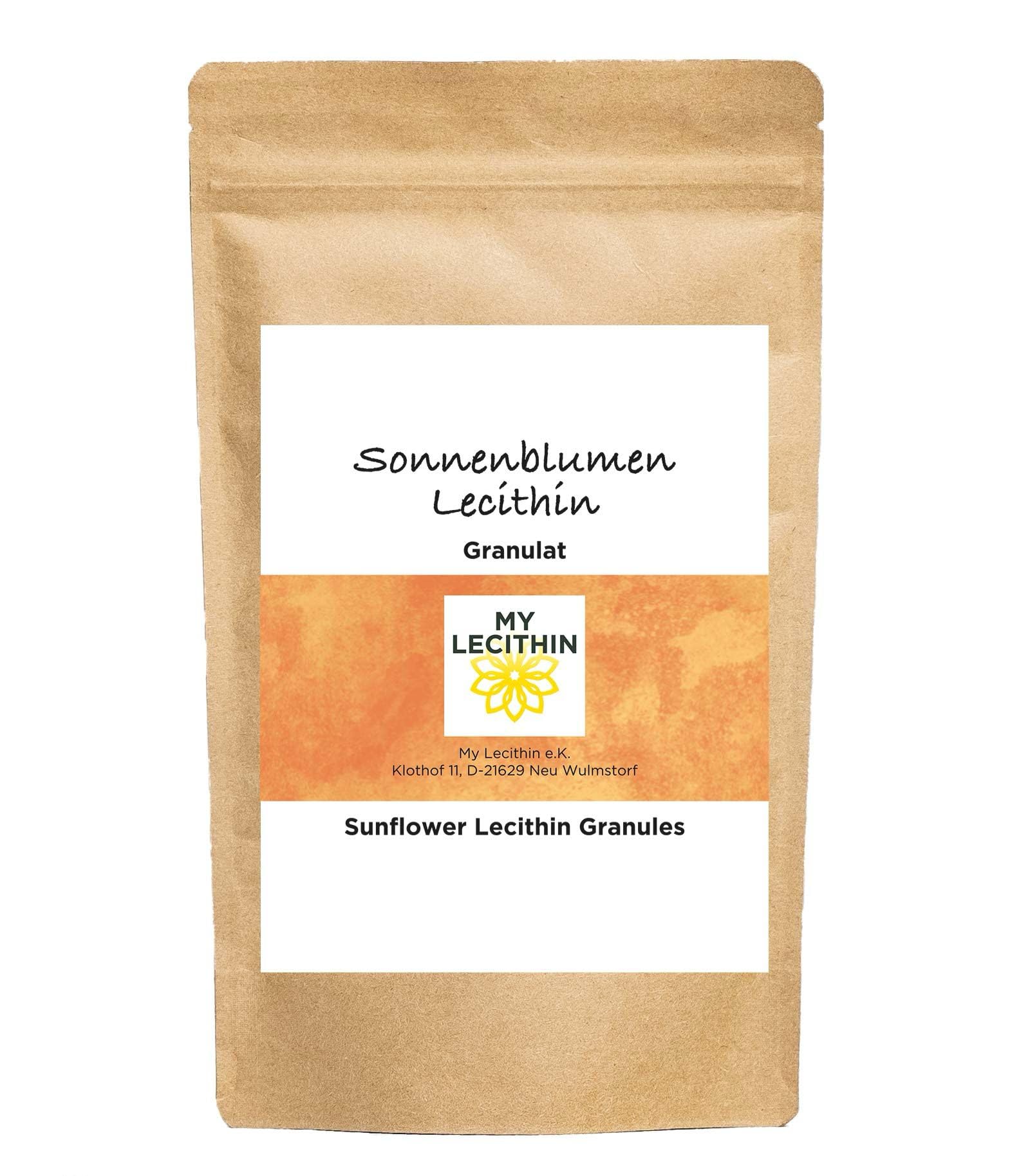 Granulés de lécithine de tournesol | Fabriqué en Allemagne | Végétalien | Sans OGM | Sans allergènes (250 g)