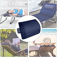 Vista 32 de Ostlttyn Zero Gravity - Almohada de repuesto para silla, color negro, 14.3 x 6.7 x 2.3 pulgadas, relleno de espuma, estilo moderno, soporte