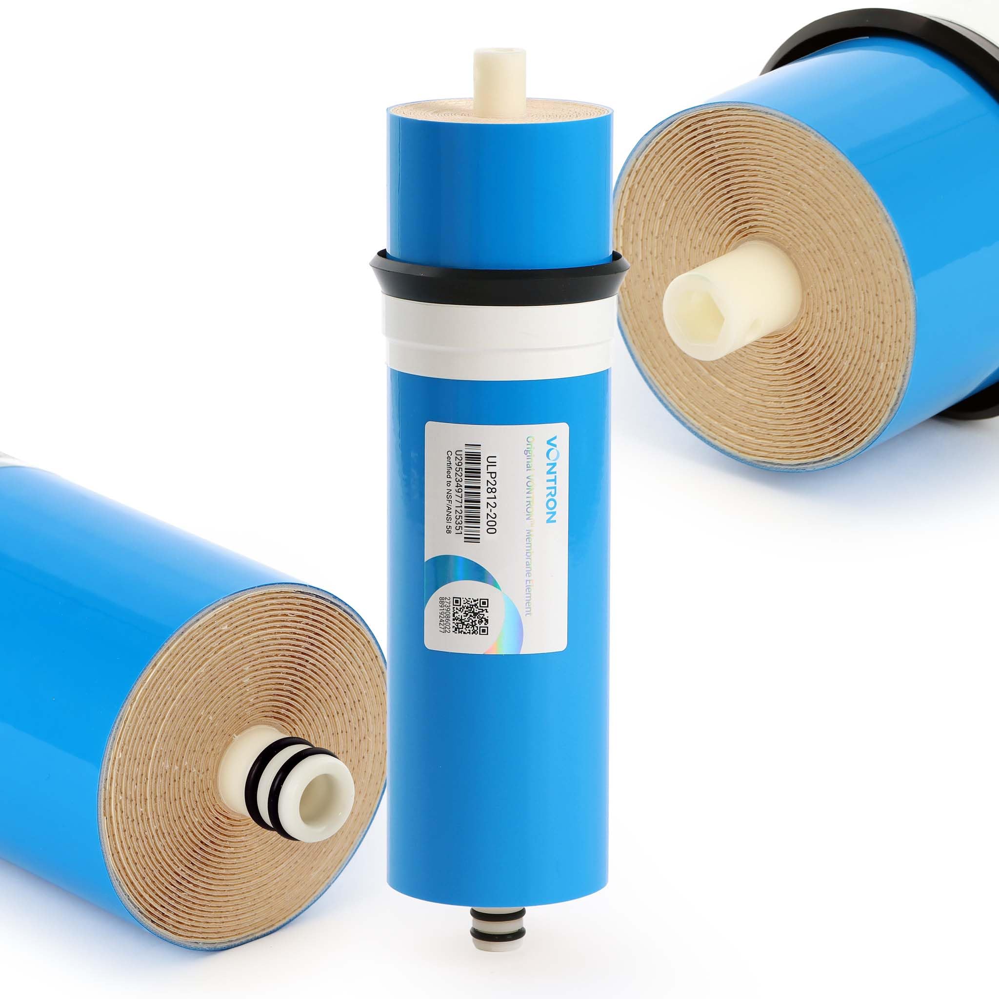 Membrana odwróconej osmozy Naturewater RO o wydajności 200 GPD 750 l/dzień, 10 cali (254 mm), wymienna membrana do systemu odwróconej osmozy, filtr osmotyczny, filtr do wody pitnej