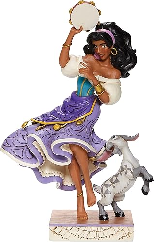 Enesco Disney Traditions by Jim Shore - Figura de Esmeralda y Djali, 8.75 pulgadas, multicolor