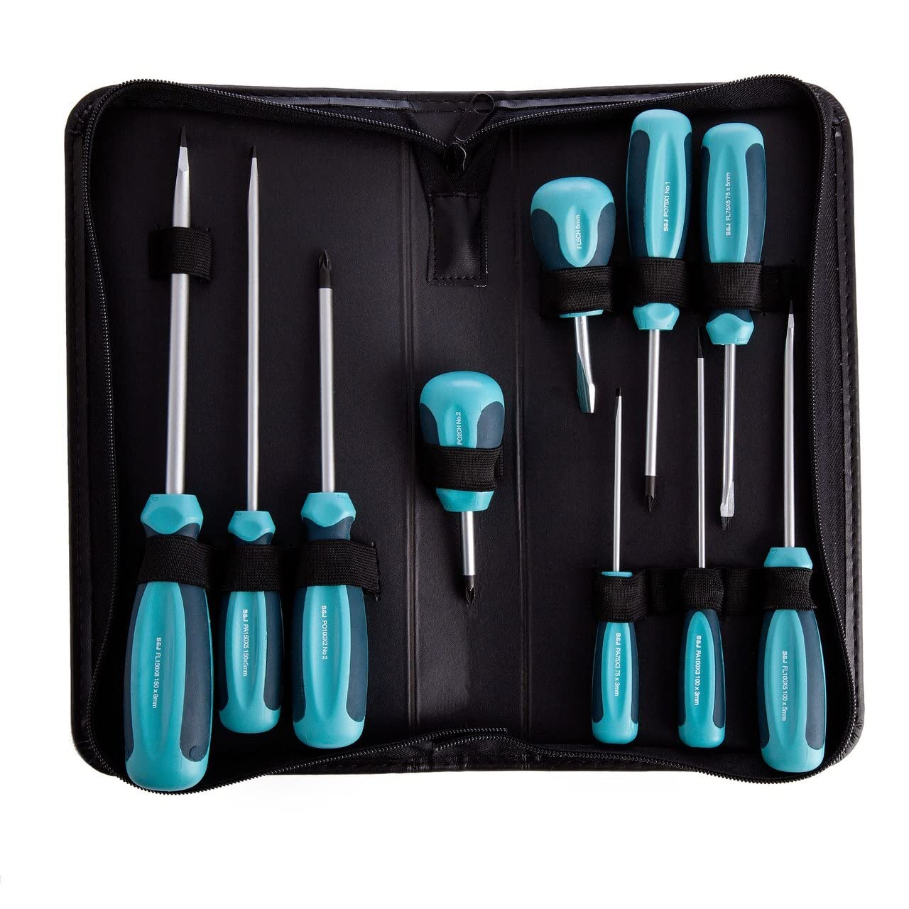 Spear & Jackson SD10SET Set di cacciaviti Soft Feel da 10 pezzi