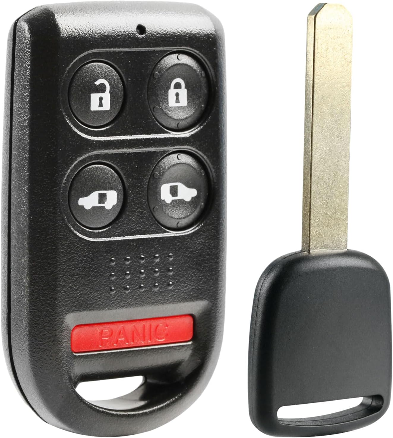 USARemote 5-Button Keyless Entry Remote Fob with Replacement Ignition Key for 2005 - 2010 Honda Odyssey (OUCG8D-399H-A)