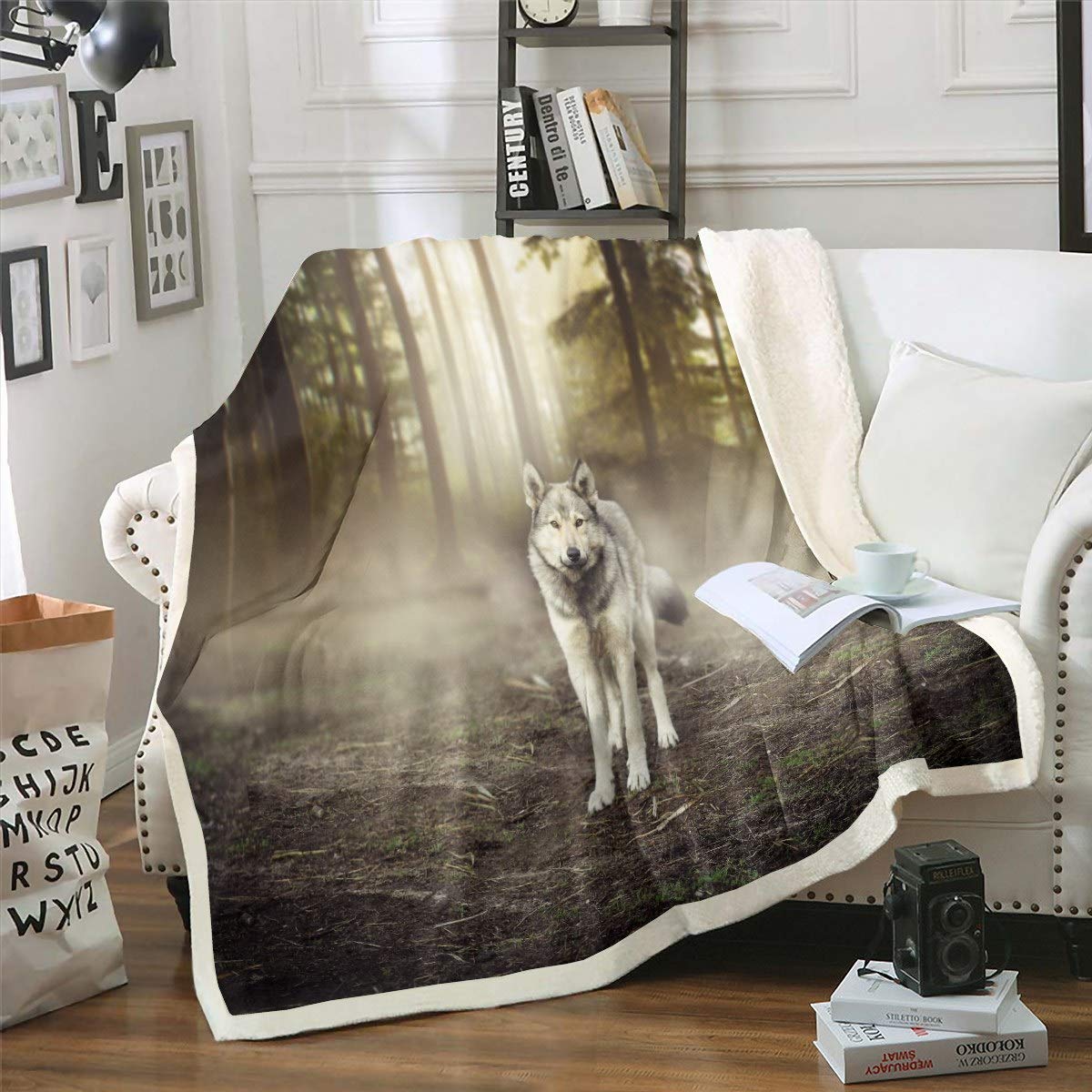 Coperta In Pile Con Motivo A Gattino, Per Letto, Divano E Divano In 3D