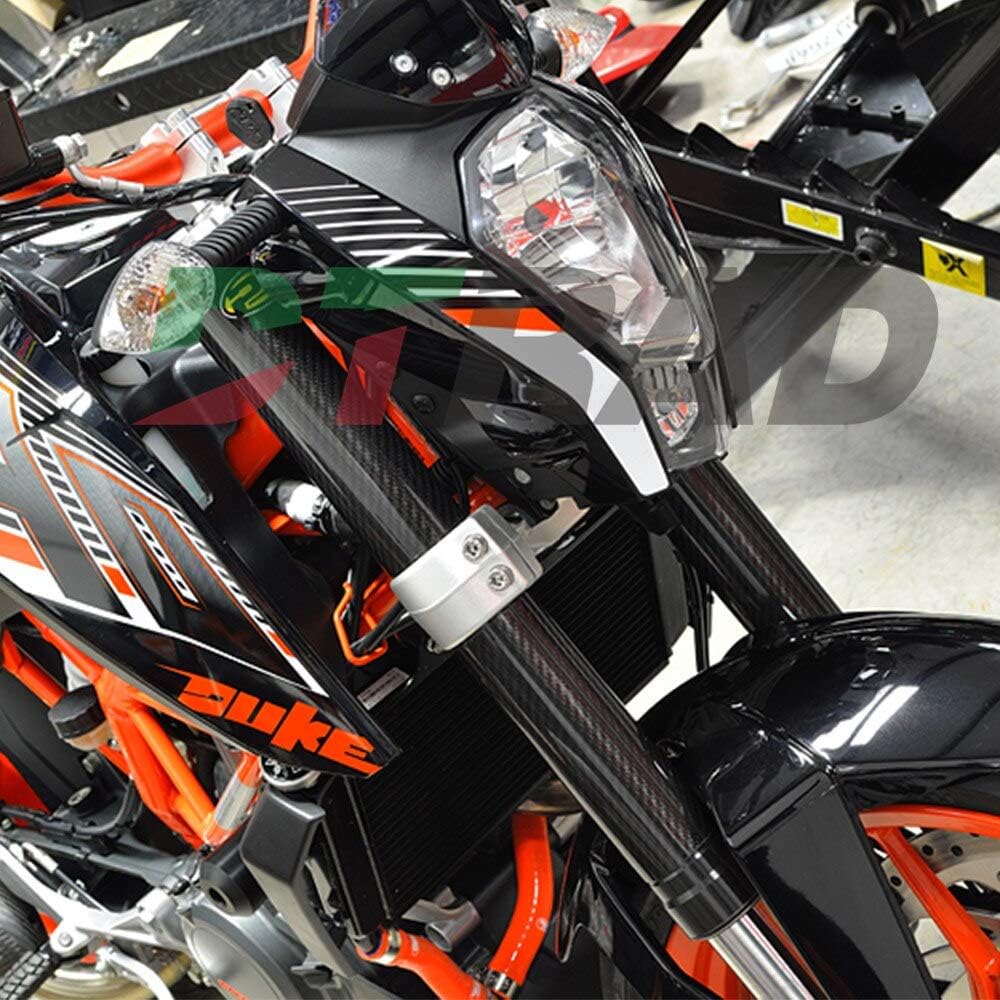 Grips Carbon Fiber Fork Guards Wraps Protectors for Honda XR250/MOTARD 2003-2007 CRF250L/M 2012-2017 Full Carbon Upper & Lower - (Color: Upper Lower)