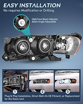 エメラルーダ Amazon.com: Nilight Headlight Assembly Compatible with 2001