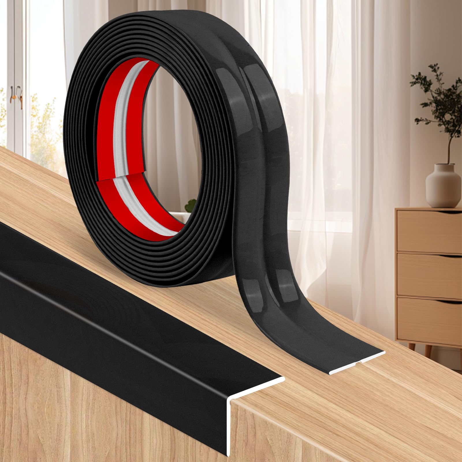Moulding Trim 3m Self Adhesive Wall Corner Protectors Corner Trim is Suitable for Windows, Tables and Wall Corners to Protect and Decorate — image 1