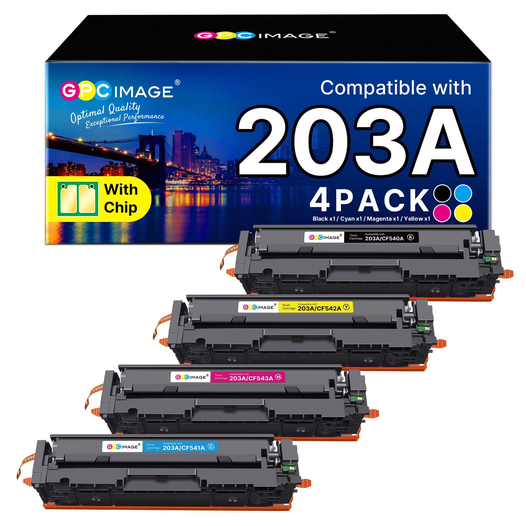 GPC Image 203A 203X Toner Compatible pour HP 203A 203X MFP M281fdw