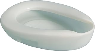 Performance Health Economy Bed Pan, Easy to use Men and Women Commode for Bedbound, Elderly, Disabled and Handicapped Users