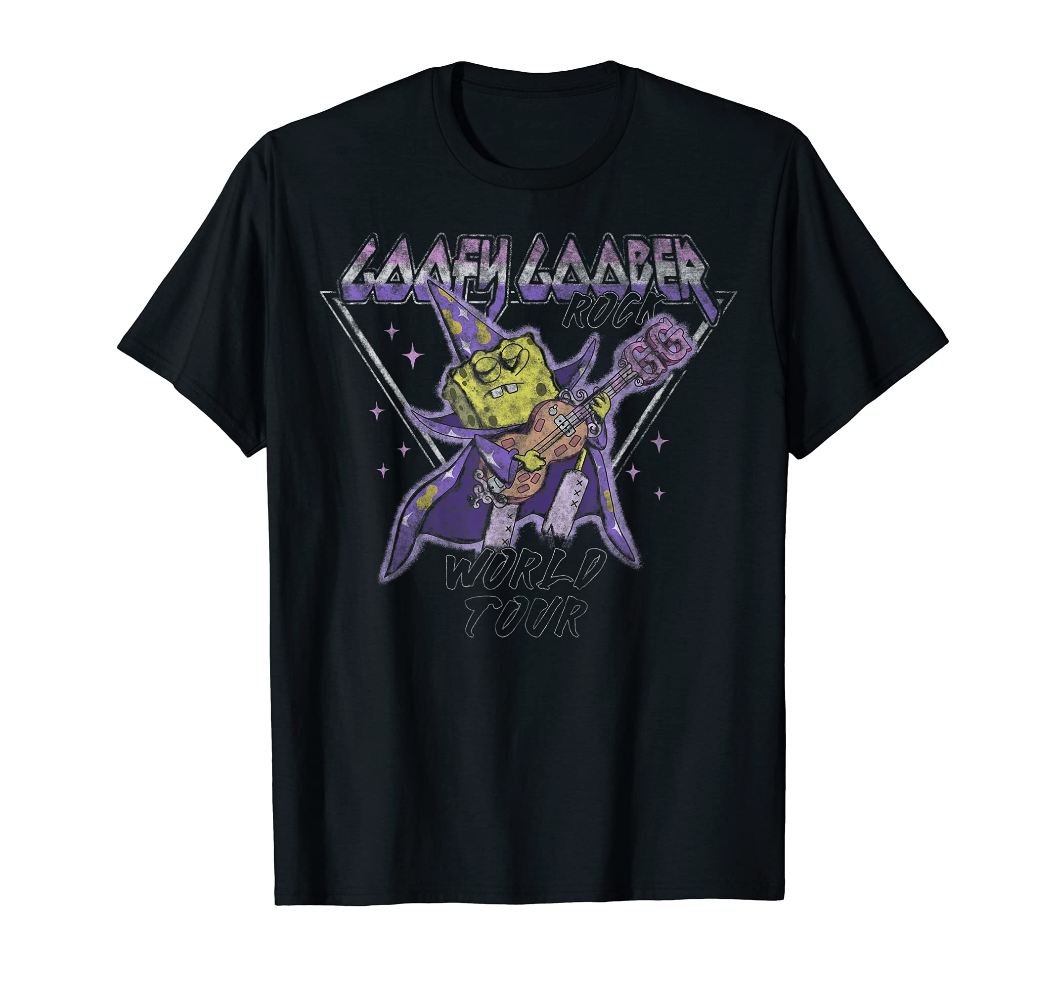SpongeBob SquarePants Goofy Goober Rock World Tour T-ShirtOEKO-TEX STANDARD 100