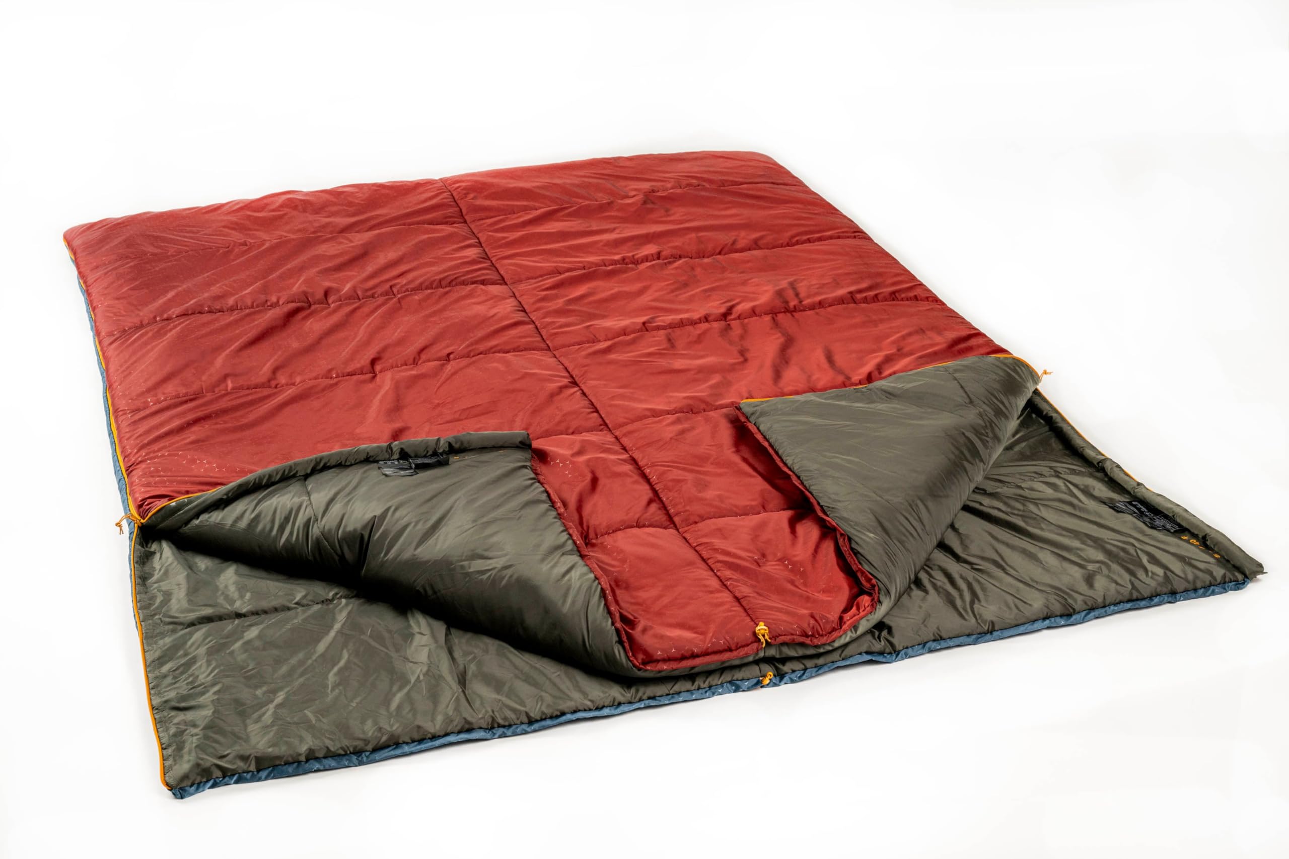 Exped MegaSleep Schlafsack Duo 25/40 Burgundy/Ocean Sport & Freizeit