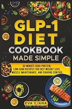 The GLP-1 Diet Cookbook Made Simple: 30-Minute High-Protein, Low-Carb Recipes for Fast Weight Loss, Muscle Maintenance, and Craving Control