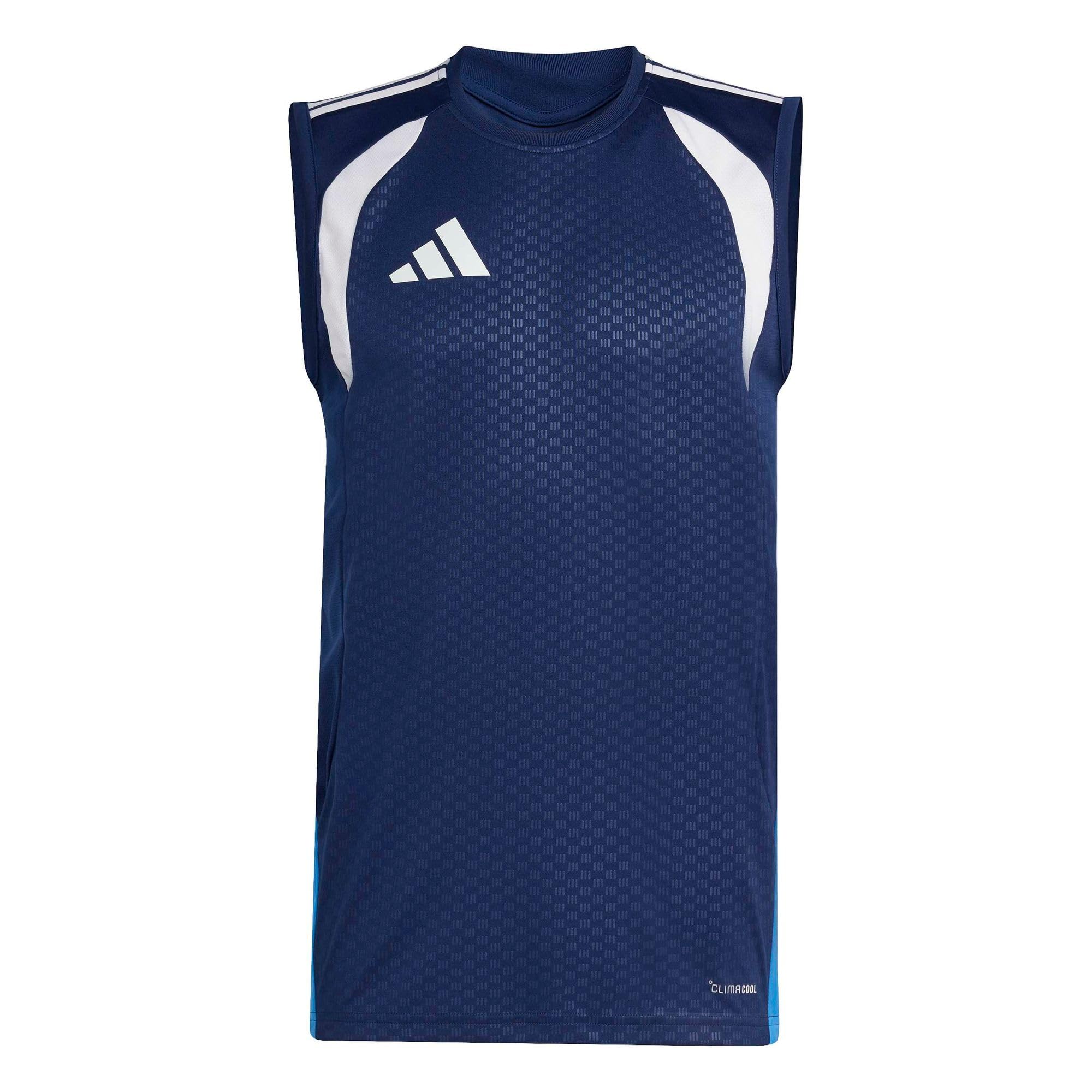 adidas Men's Tiro 26 Competition Sleeveless Shirt, Team Navy Blue 2/ray Blue, XXL
