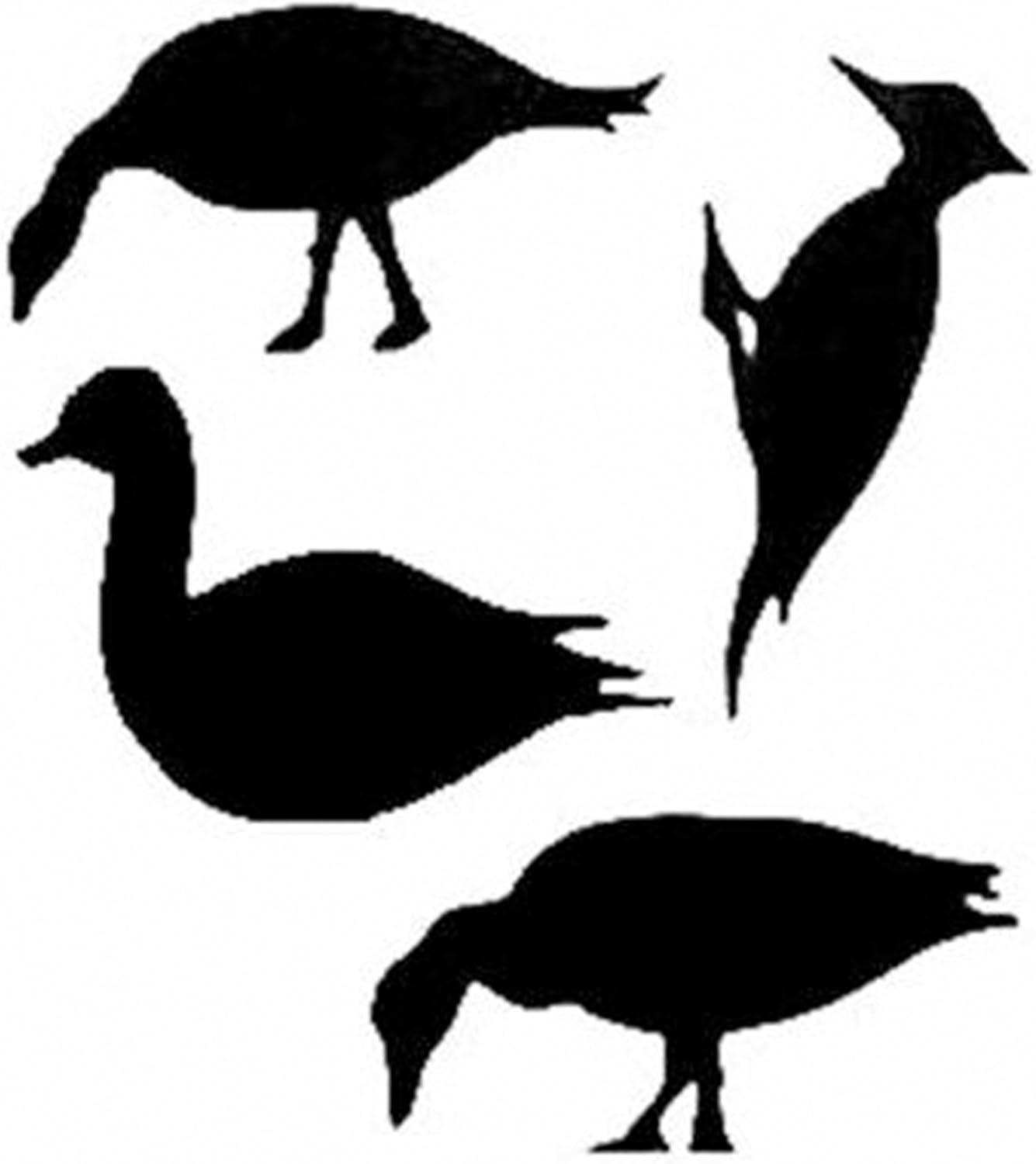 Woodcraft Project Paper Plan To Build Bird Family Shadow - Material Not Included