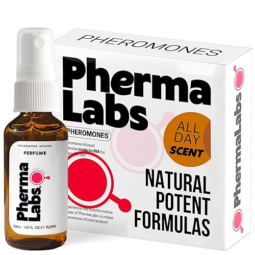 PHERMALABS Perfume de feromonas de atracción para hombres - Botella de feromonas de aroma para todo el día de 1 oz