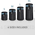 lightdow 4 Sizes Camera Lens Case Set, Thick Lens Case to Protect Camera Lenses, Camera Lens Bag Compatible with Sony Canon Nikon Pentax Olympus Panasonic DSLR Lens