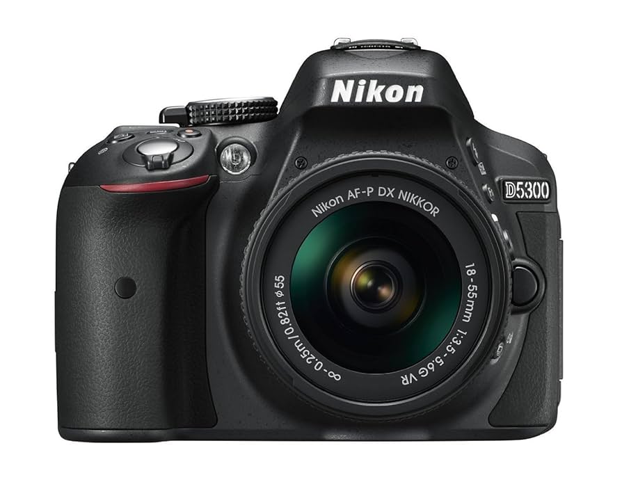 【C7027】Nikon D5300 + AF-S NIKKOR 18-55mm Amazon Canada: Nikon D5300 DSLR Camera with AF-P DX NIKKOR