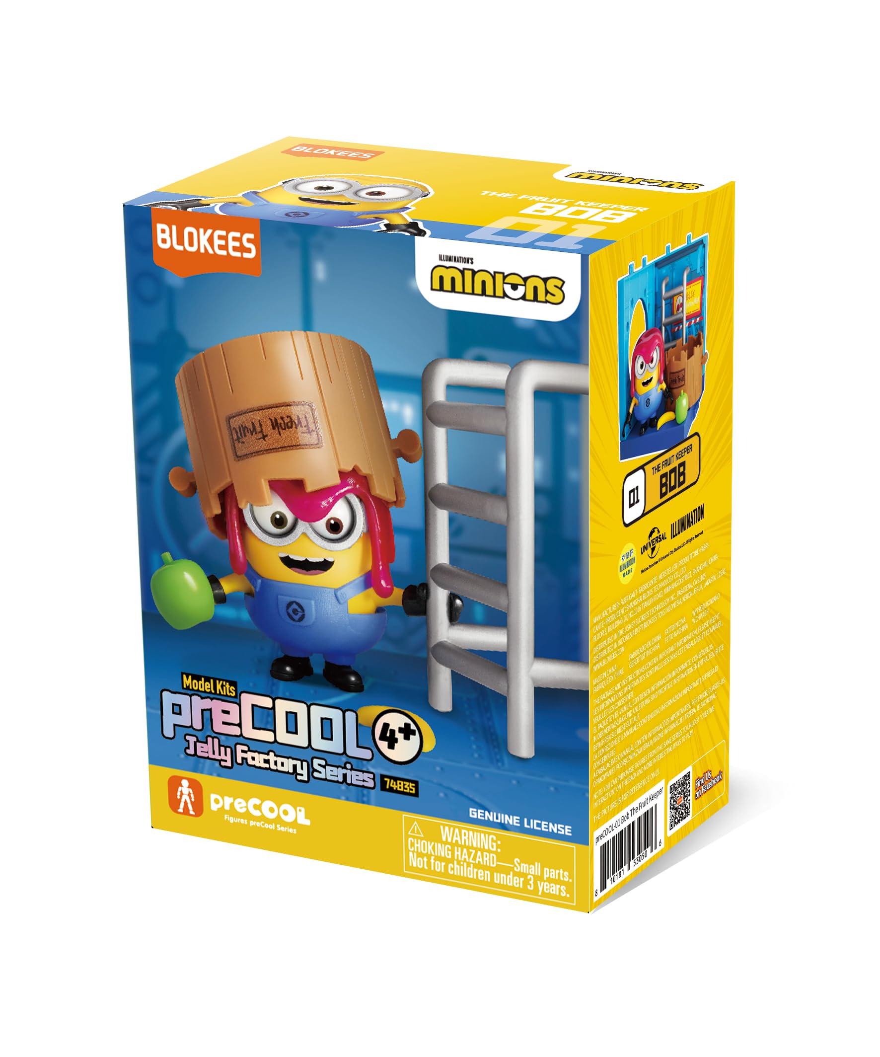Amazon.co.jp: Blokees ミニオンズ 01 フルーツキーパー ボブ ABS製