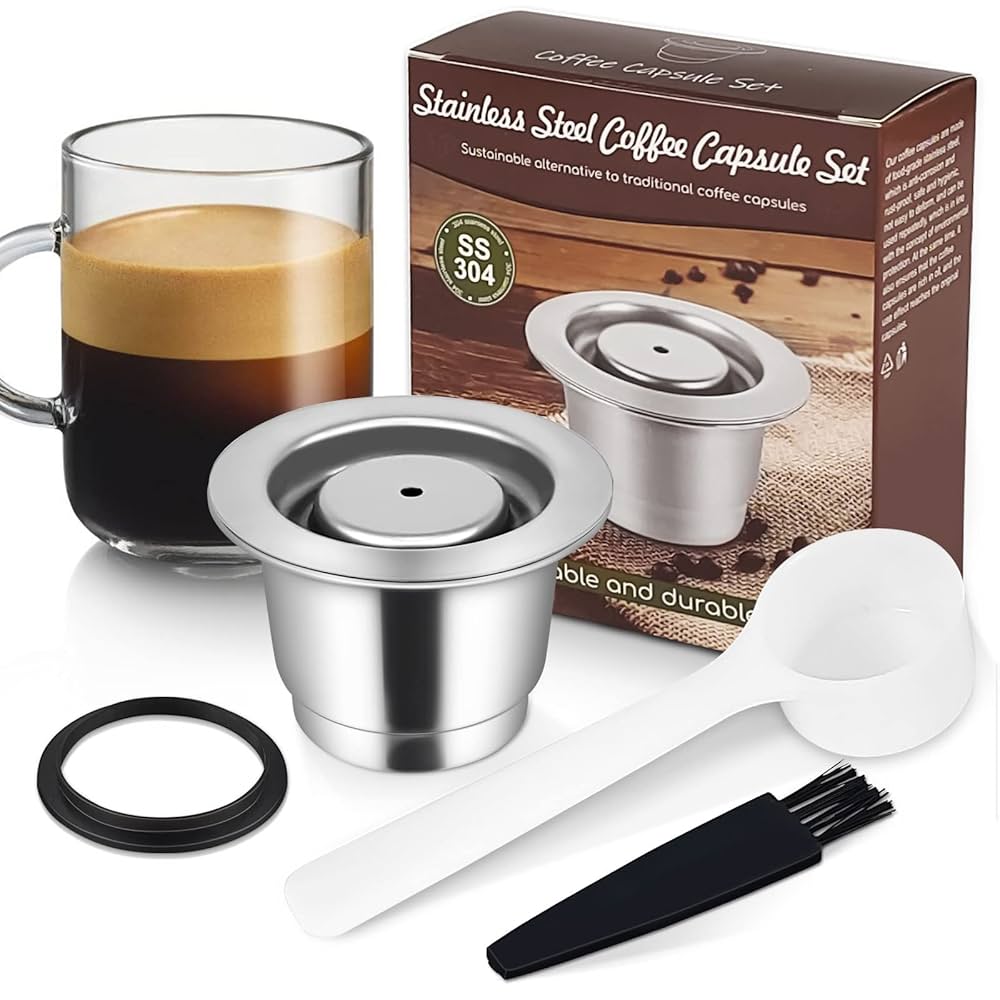 コーヒーカブセル詰め替え用　ステレス製 楽天市場】ネスプレッソ詰め替え式コーヒーカプセルポッド