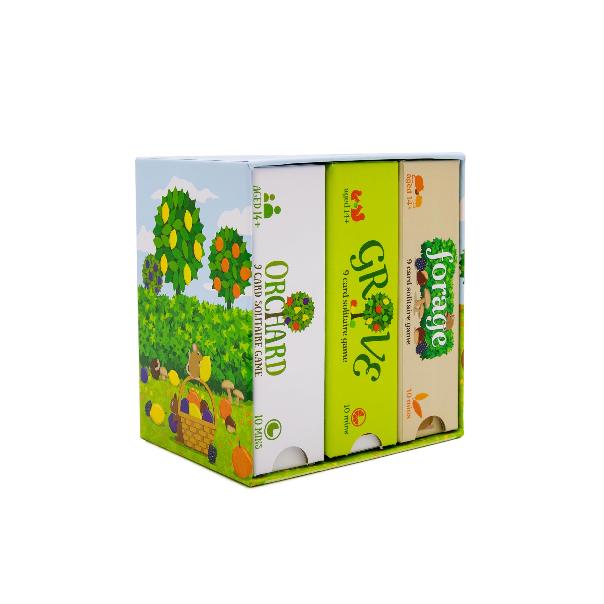 The Harvesting Trilogy - Orchard, Grove, Forage (The Full Set of Award Winning 9 Card Solitaire harvesting Games)(14+)