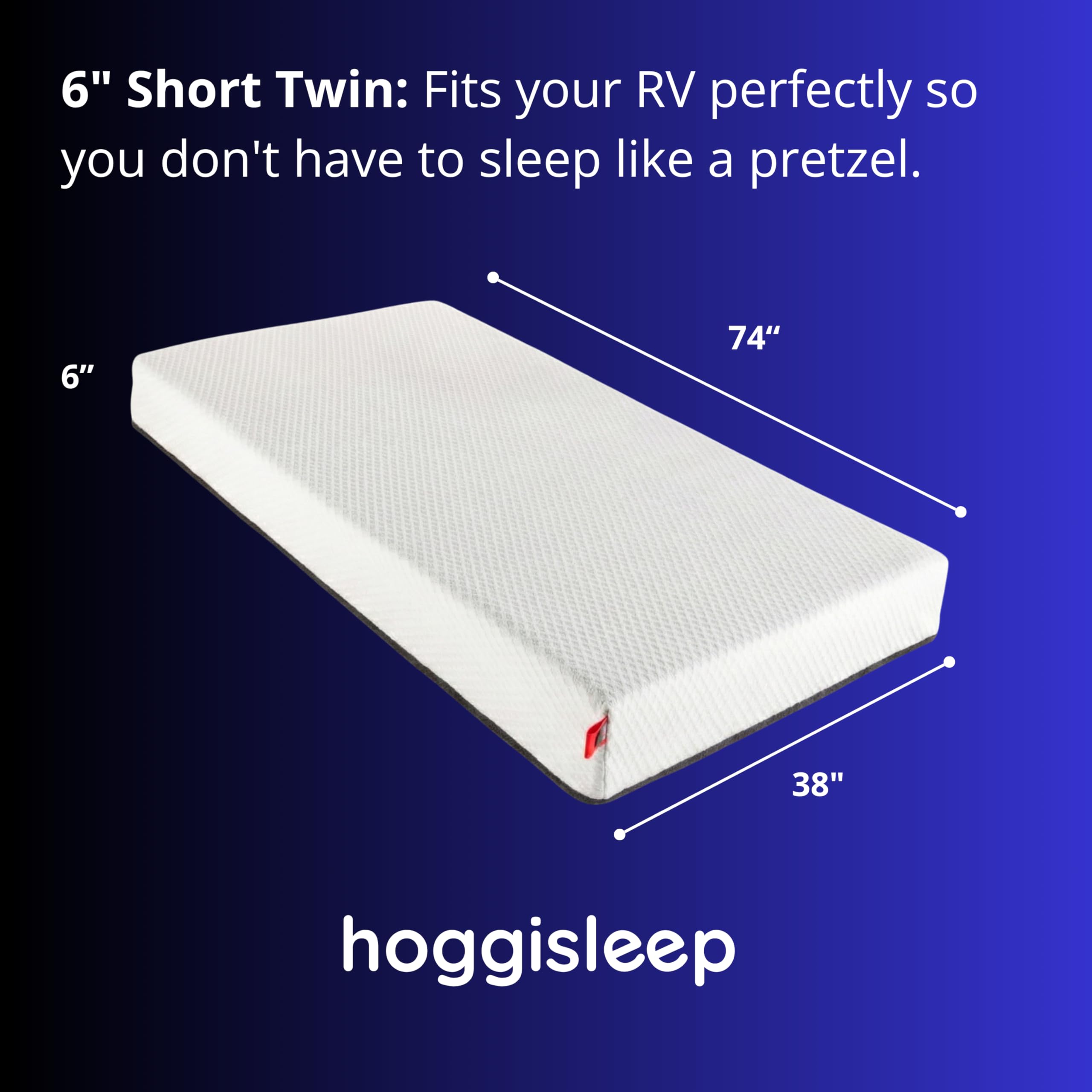マットレス USA Amazon.com: Short Twin Mattress - 6 Inch RV Mattress - 38x74