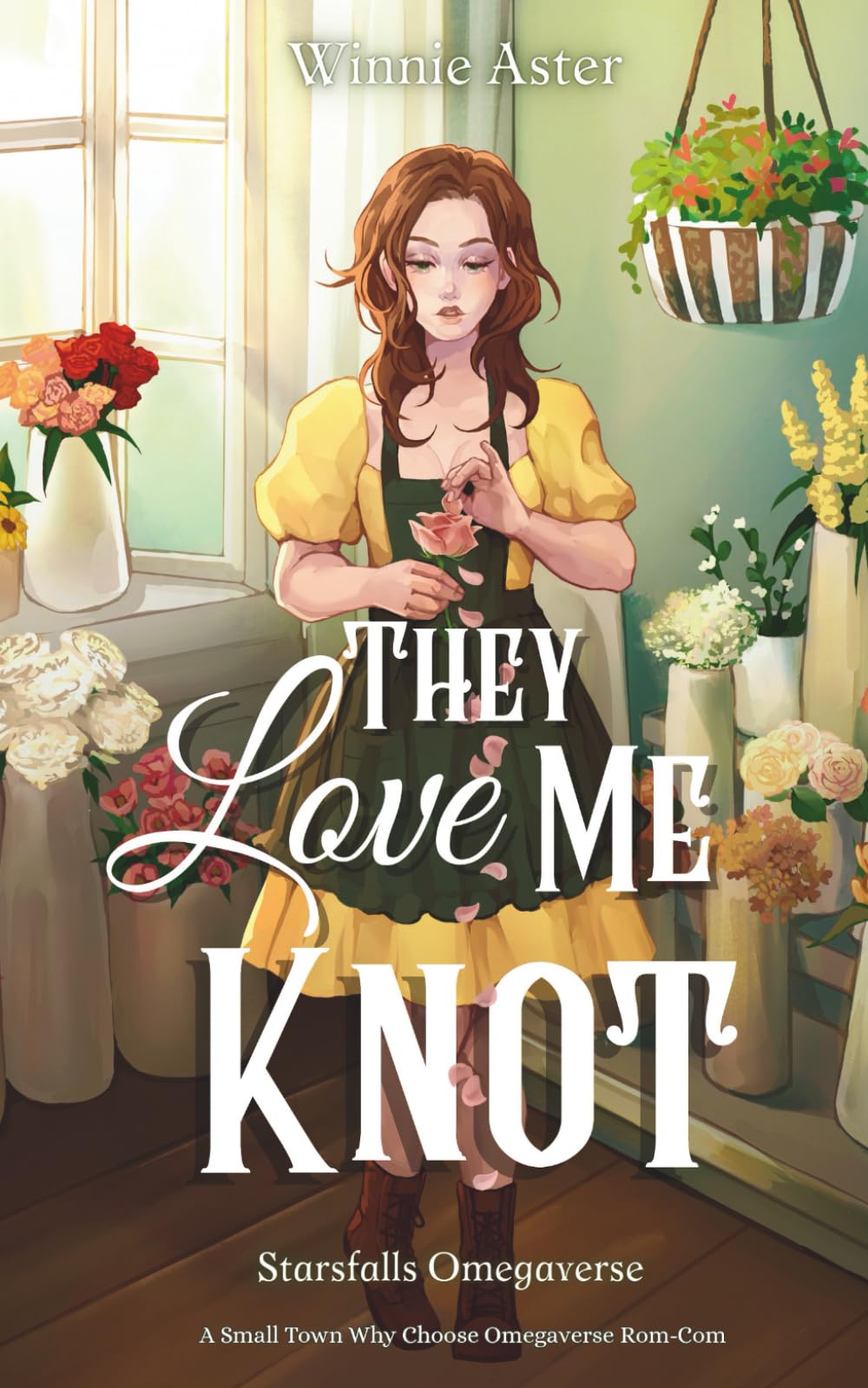 They Love Me Knot: A Small Town Why Choose Omegaverse Rom-Com (Starsfalls Omegaverse)