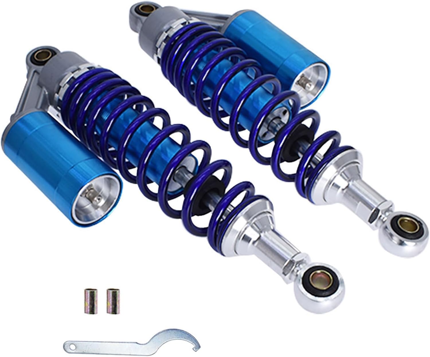 GXYWADY 2 Pcs 12.5 320mm Motorcycle Shock Absorber Blue Replacement for Most Motorcycle