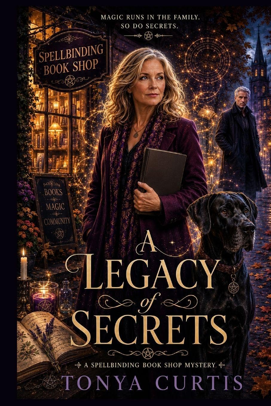 A Legacy of Secrets: A Spellbinding Bookshop Mystery: Midlife Amateur Sleuth Slow Burn Romance Mystery