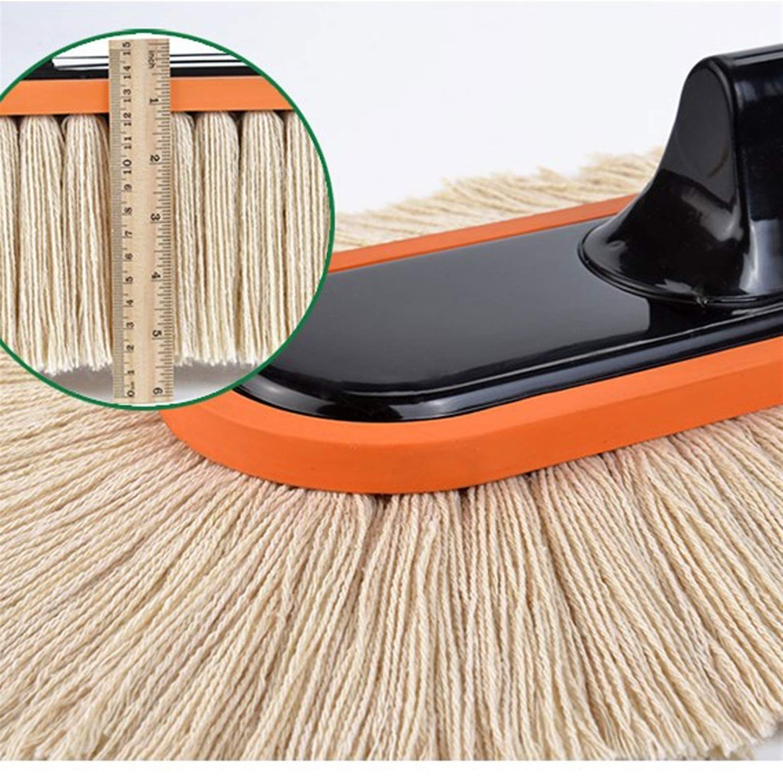 precipitador Cepillo de lavado de autos, microfibra Anti-estática Limpieza de automóviles Arrastre Removedor de plumero, Microfibra de mango telescópico extraíble con plumero for automóviles for herra