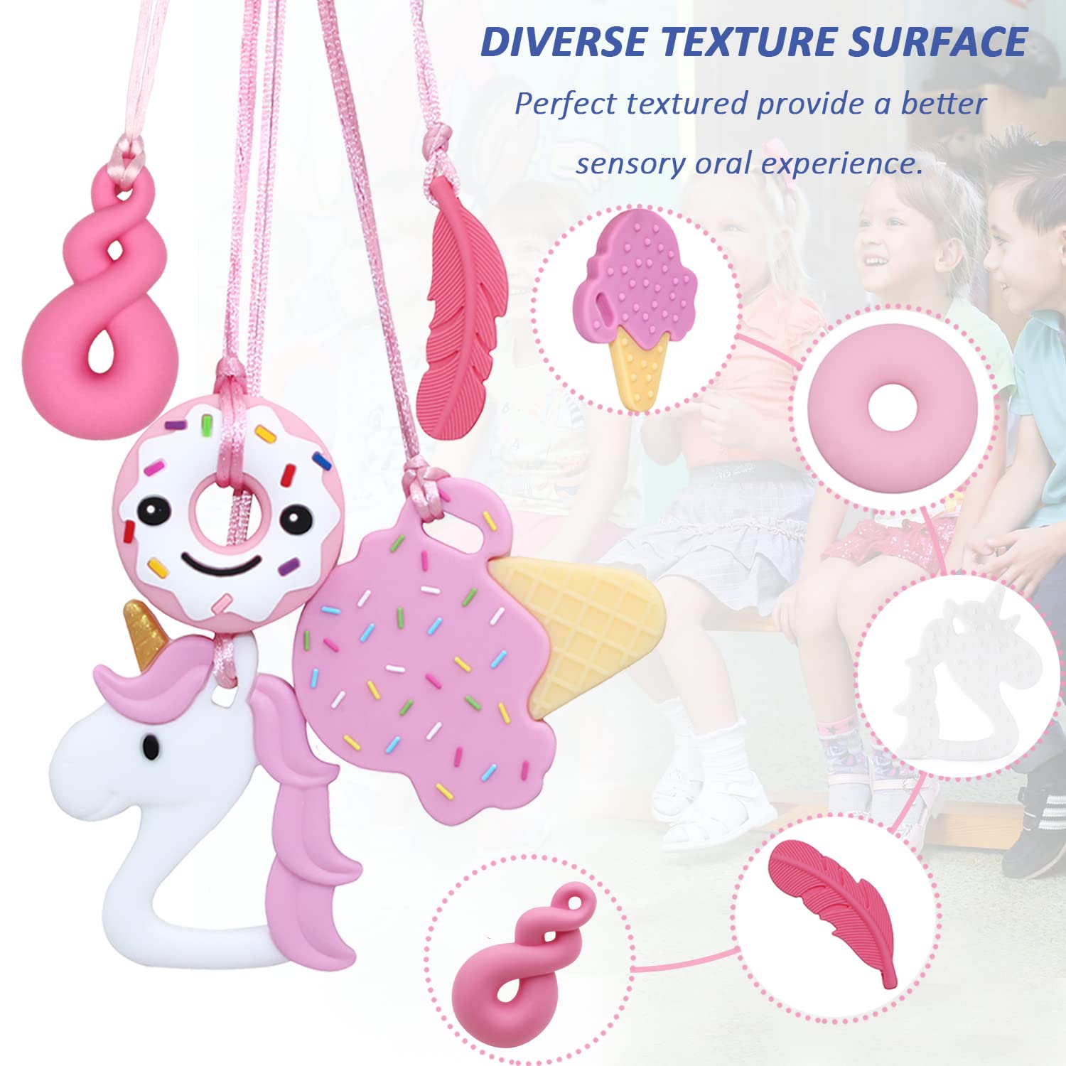 Collana Da Masticare, Sensoriale, Stim, Fidget, Autismo, Collana - Foto 9