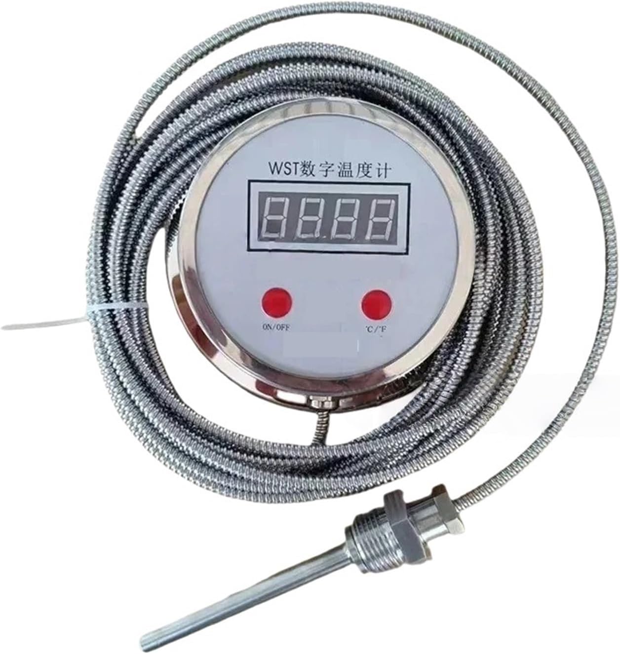 Arionyx Industrial Digital Thermometer with Probe for Cold High Temperature Water Bimetal Thermometer -50~200 Degree