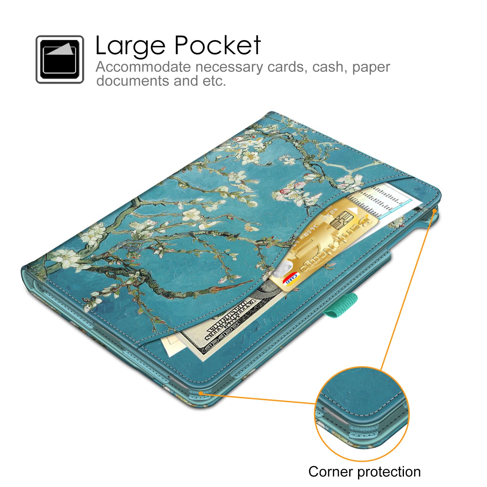 Fintie Etui na iPada Mini 5. generacji 2019 / iPada Mini 4 (7,9 cala) - [Ochrona narożników] Multi-Angle Viewing, Smart Folio Cover z kieszenią, uchwyt na ołówki, automatyczne budzenie/uśpienie