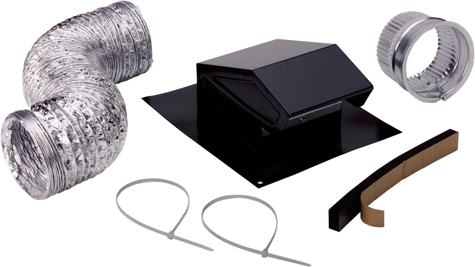 Broan-NuTone RVK1A Roof Vent Kit, Black