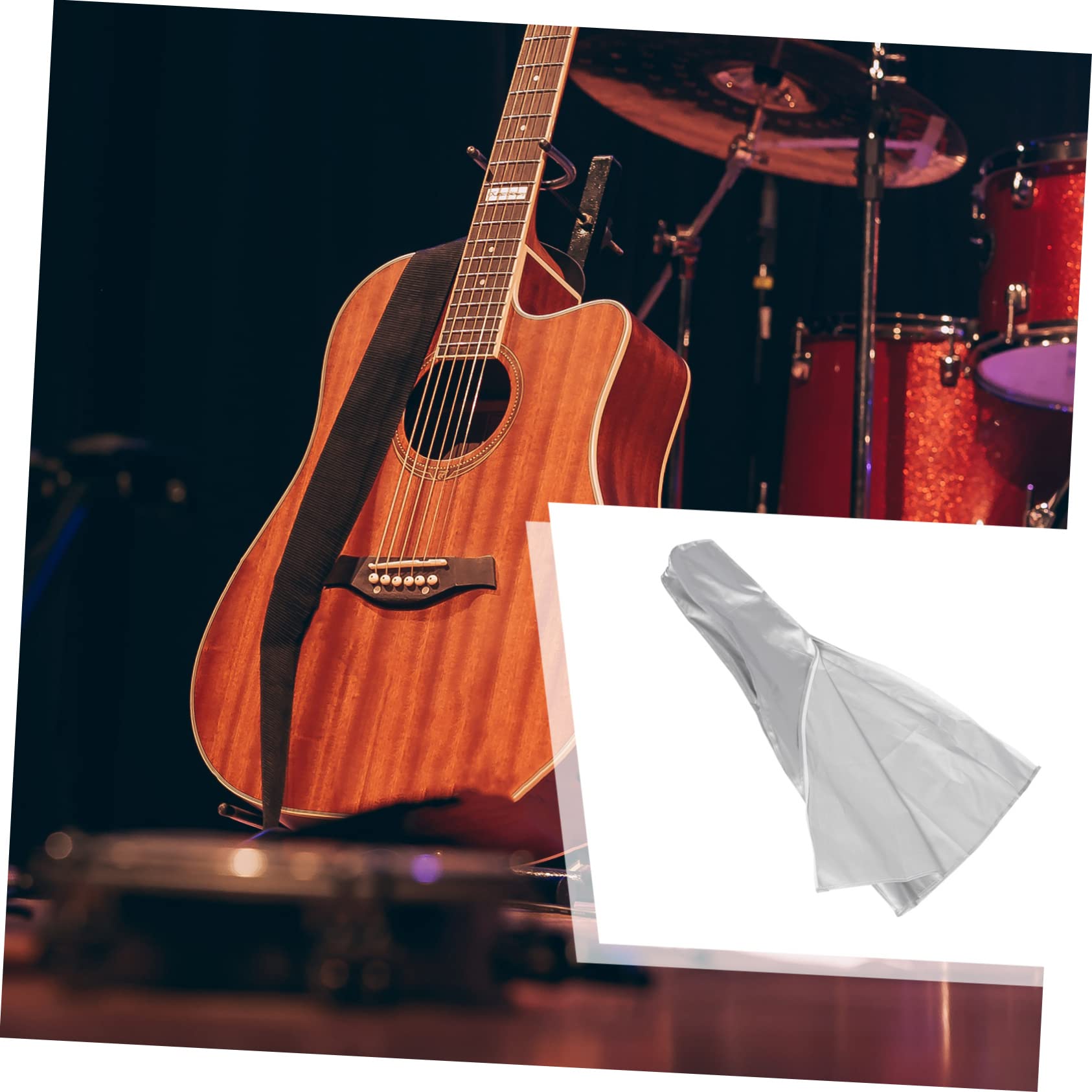 ibasenice 3piezas Cubierta Protectora De Guitarra Funda Transparente De Material Duradero para Evitar Rayones y Contaminación para Uso Doméstico y Transporte De Instrumentos Musicales