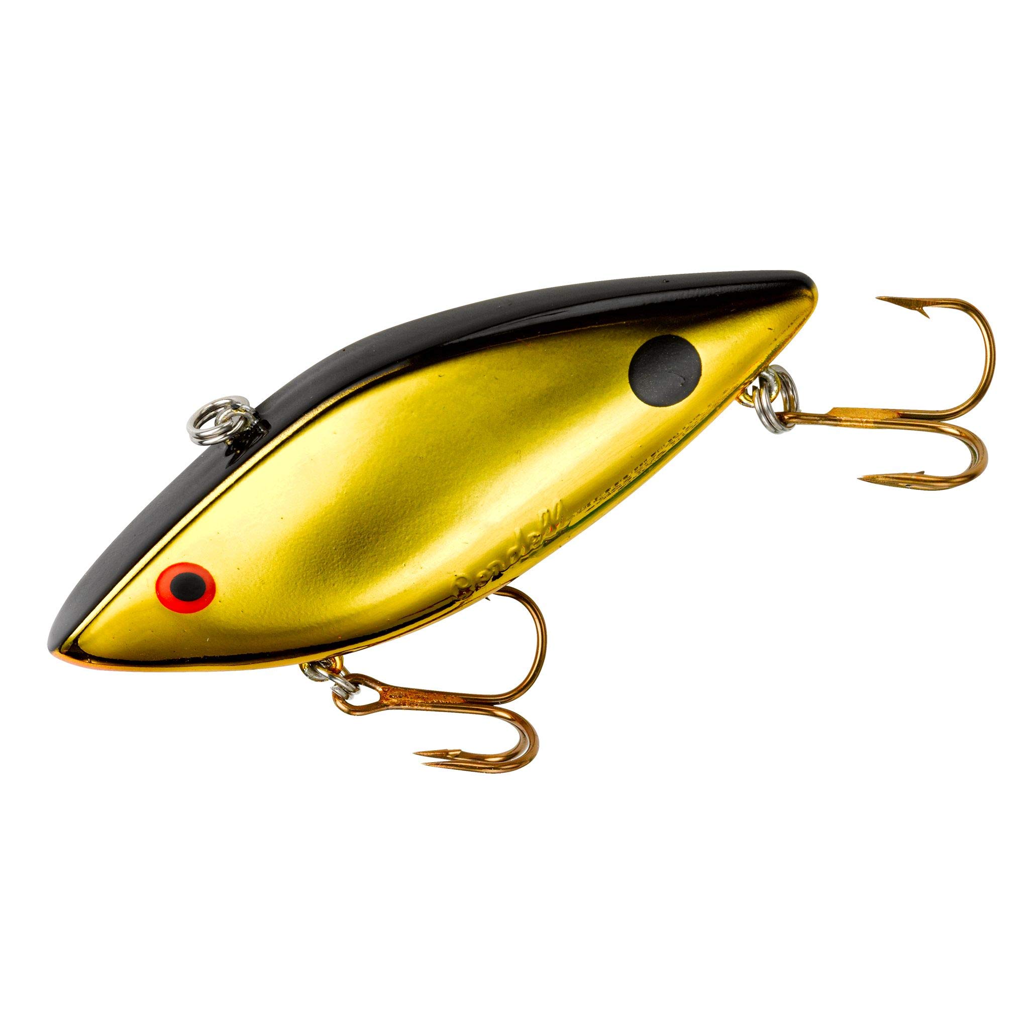 Cotton Cordell Super Spot Lipless Crankbait Fishing Lure, Gold Black, 1/2 oz