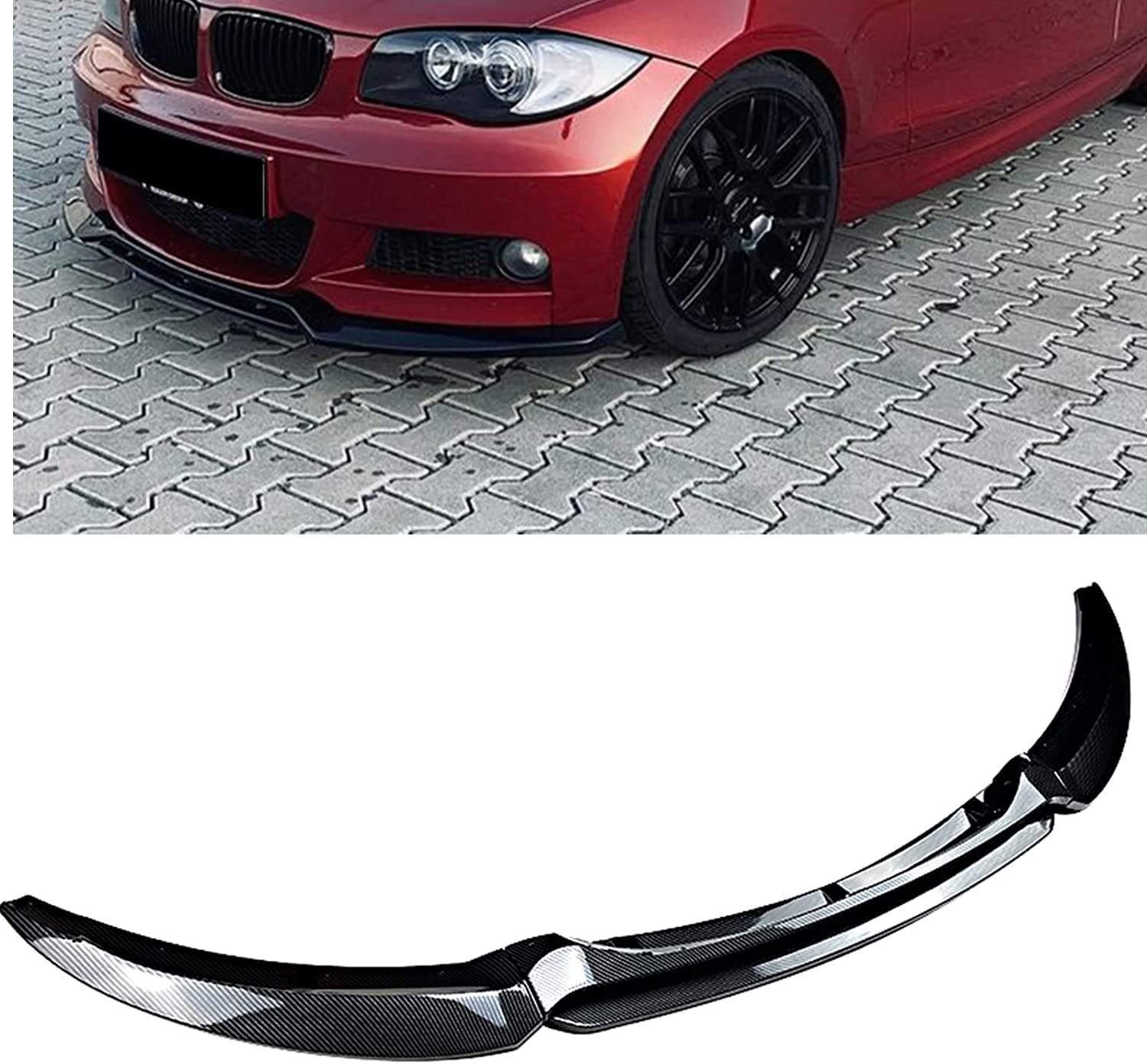 Aileron pare-chocs avant BMW 1 Series E82 M 2007-2010 séparateur de lame auto
