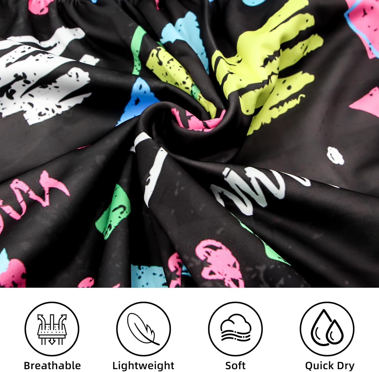 80s 90s Mens Joggers Pants Sports Funny Workout Running Printed Retro Sweatpants Casual Track Pants with Pockets - Image 4