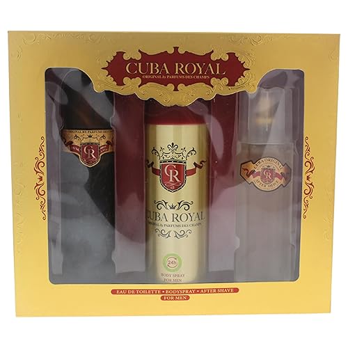 Cuba Royal by Cuba juego de regalo de 3 piezas para hombre